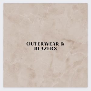 SHOP OUTERWEAR & BLAZERS